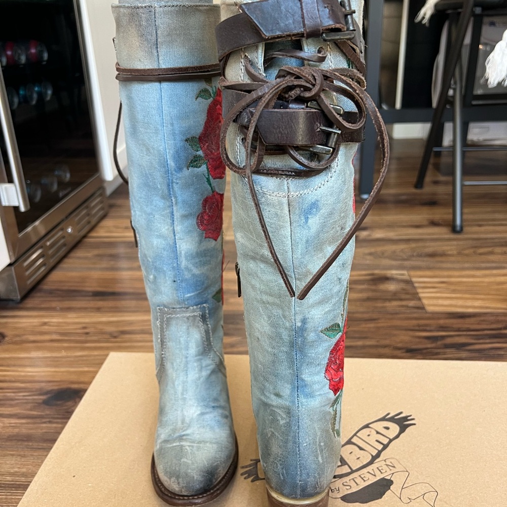 Freebird Boots (FB-CYRUS DENIM) size 7 worn once